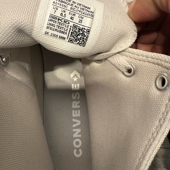 Converse White High-Top Sneakers - Picture 2 of 6